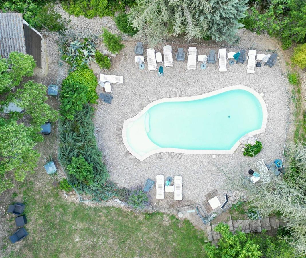 Chambres D'Hotes Les Clapas Chauzon Bagian luar foto