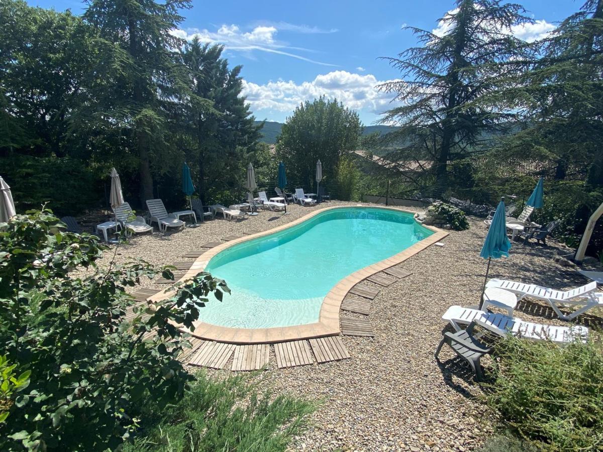 Chambres D'Hotes Les Clapas Chauzon Bagian luar foto