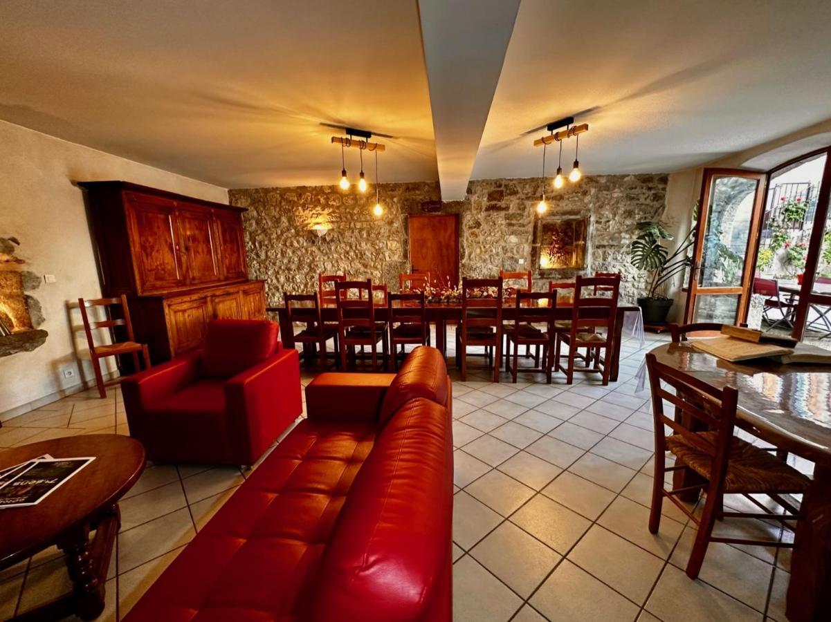 Chambres D'Hotes Les Clapas Chauzon Bagian luar foto